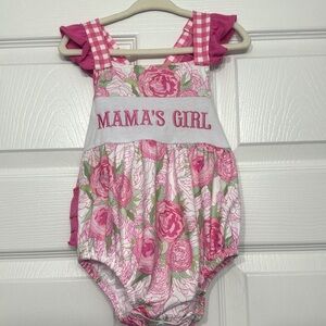 “Mama’s Girl” romper 18mo